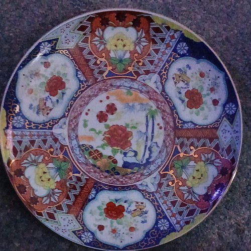 Imari porcelain decorative - porcelain,