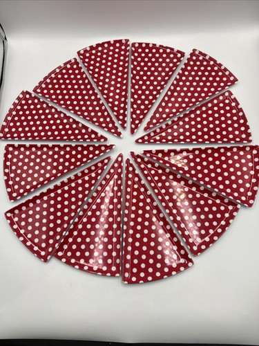 Pizza slice plates melamine - slice,