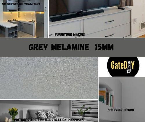 15mm light grey textured - 15mm,