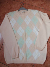 Ladies Jumper Argyle Diamond