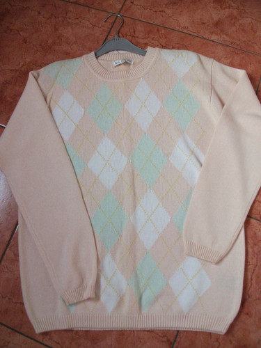 Ladies jumper argyle diamond - jumper,