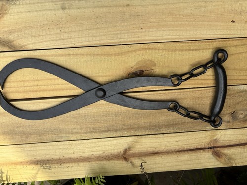 Ice block tongs vintage tool - block,