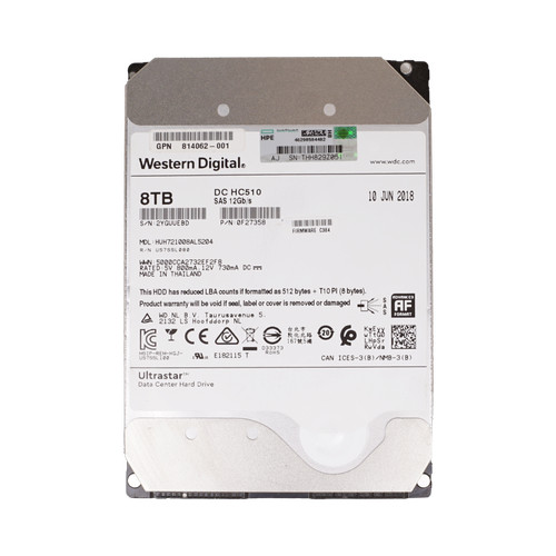 Ultrastar hc510 8tb 7 2k - hc510, 7.2k