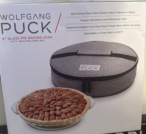 Wolfgang puck glass pie - 9",