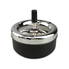 Stainless Steel Ashtray Push