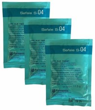 3 x FERMENTIS Safale S-04 Dry
