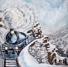 ORIGINAL Oil Painting Winter