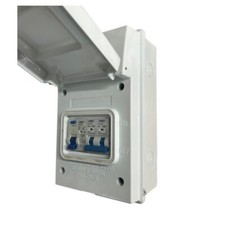 Deta BV1086 2-Way IP65 Garage Consumer Unit with 63A RCD / 32A & 6A MCB's