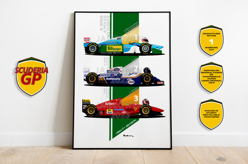 1994 season winners - f1,