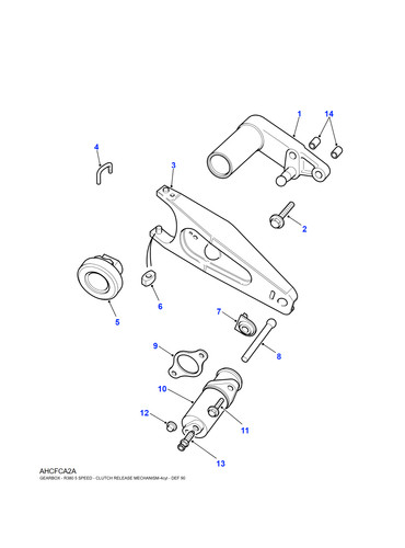 Land rover slave cylinder - rover,