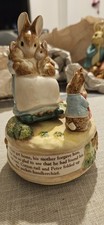 Schmid Mrs Rabbit and Peter Rabbit Music Box Lullaby