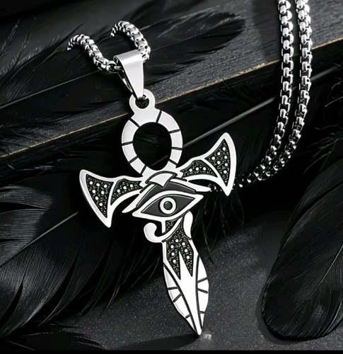 Ankh cross necklace - ankh,