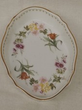 Vintage Trinket Dish Bone China by Wedgewood Mirabelle Pattern Made In England