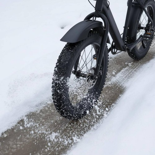Winter bike mudguard - winter,