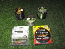 mono & braid reel line job lot