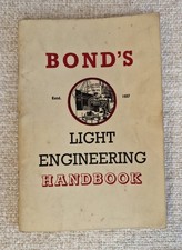 Bond's Light Engineering Handbook - Old Engineering Catalogue & Reference Book
