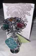 Crystocraft Vase Of Flowers