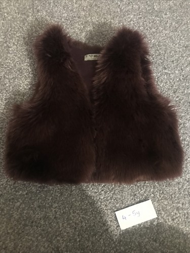 Girls fur gilet years - fur, 4-5