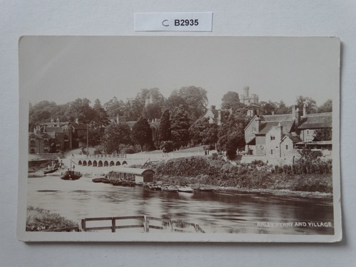 Arley ferry and village - ferry,