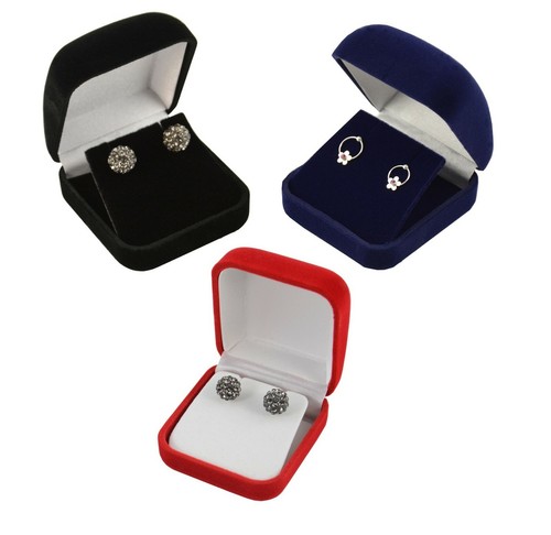 Velvet stud case small drop - stud,