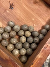 Vintage Clay Indian marbles