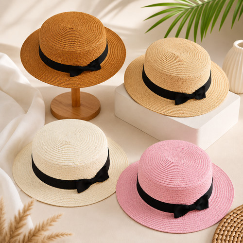 Women straw sun hat - hat, wide