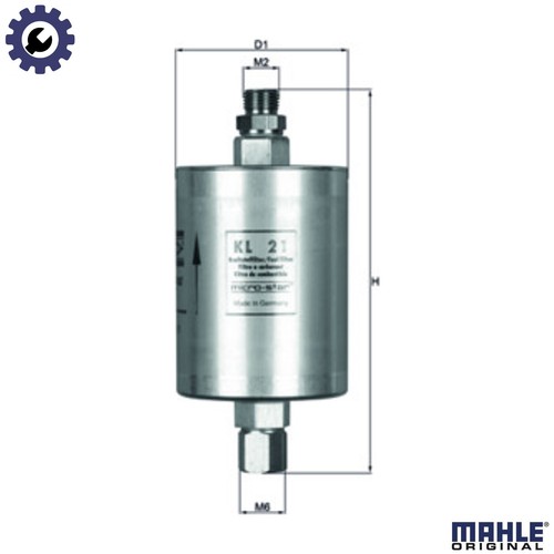 Fuel filter for porsche - 21,