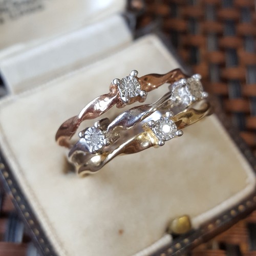 Gold over sterling silver - silver, wide