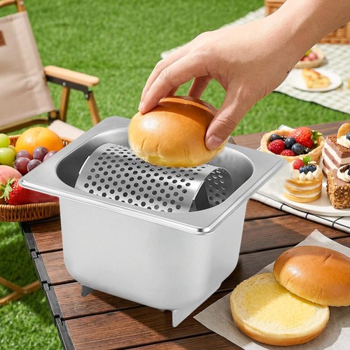 Stainless steel butter roller - steel,