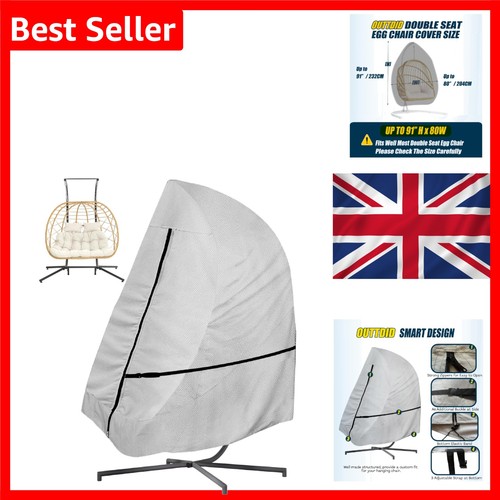 Double egg chair cover - double,