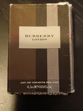 Burberry London. Miniature Aftershave. 4.5ml. Vintage. Brand New with Box Sealed