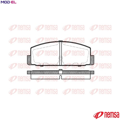 Brake pad set disc - set,