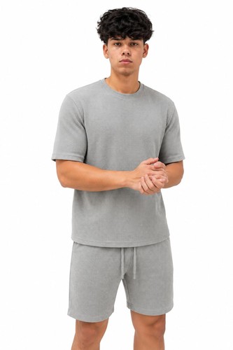 Mens waffle lounge set - mens, piece
