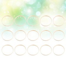  15 Pcs Round Dream Catchers