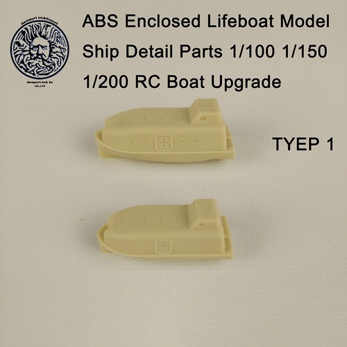 Enclosed lifeboat model - enclosed,