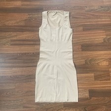 Marilyn Monroe Intimates Body Shaper Slip w Tummy Control Tan Size Medium NWOT