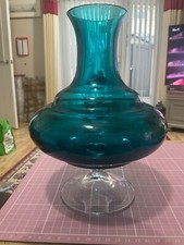 Large Vintage Hand Made Teal