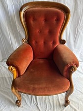 19th century button back - a,