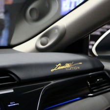 Car sticker gold limited - 2x,