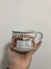 Mulligatawny Recipe Soup Bowl Mug Collectible 1970s Rare Vintage *Read
