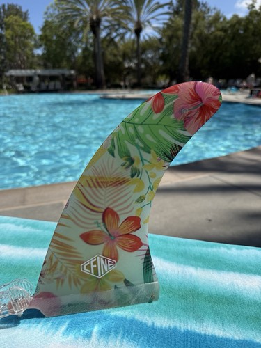 Solid fiberglass fin - solid, 9"