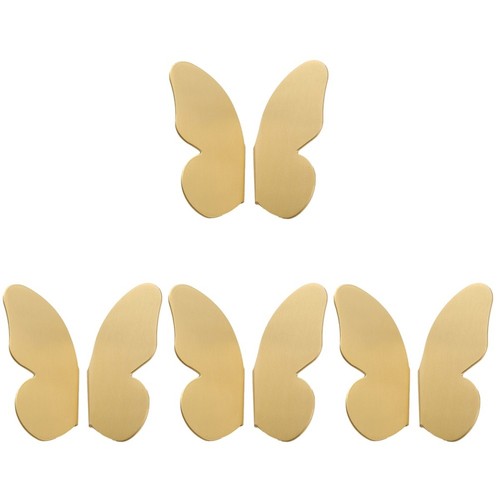 Golden brass butterfly drawer - butterfly,
