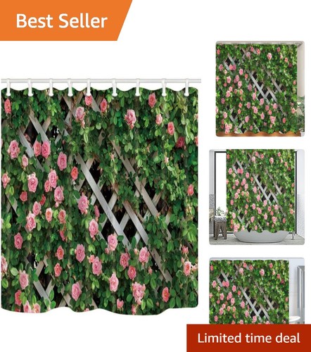 Floral theme shower curtain - theme,