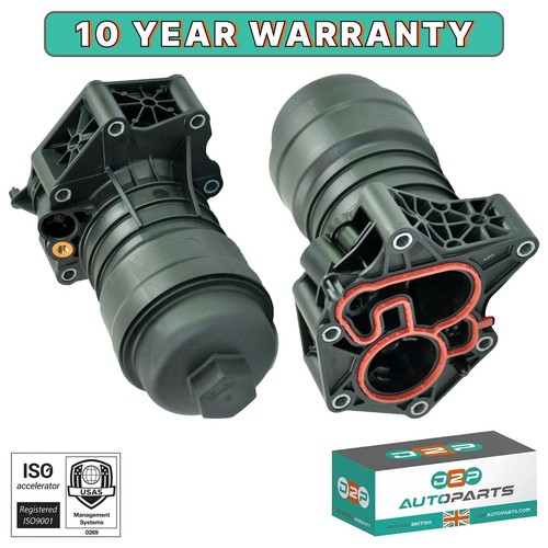 Engine oil filter housing for - oil,