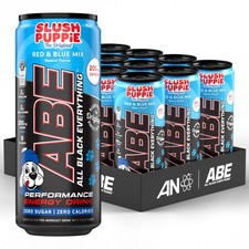 ABE Pre Workout Energy Drink Vitamins Amino Acids Caffeine Zero Sugar 12 x 330ml