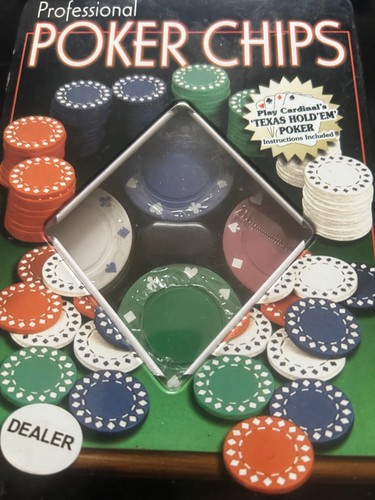 100 professional poker chips - 100,