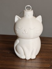 PAIR of Cat Christmas Bauble