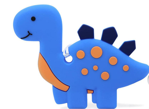 Dinosaur chew necklace - dinosaur,