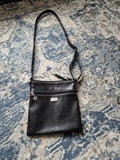 Black Mia Tui Mock Cross-body Bag