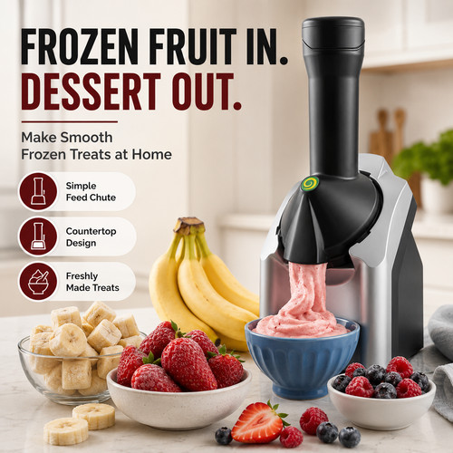 Ice cream maker - ice, fruit